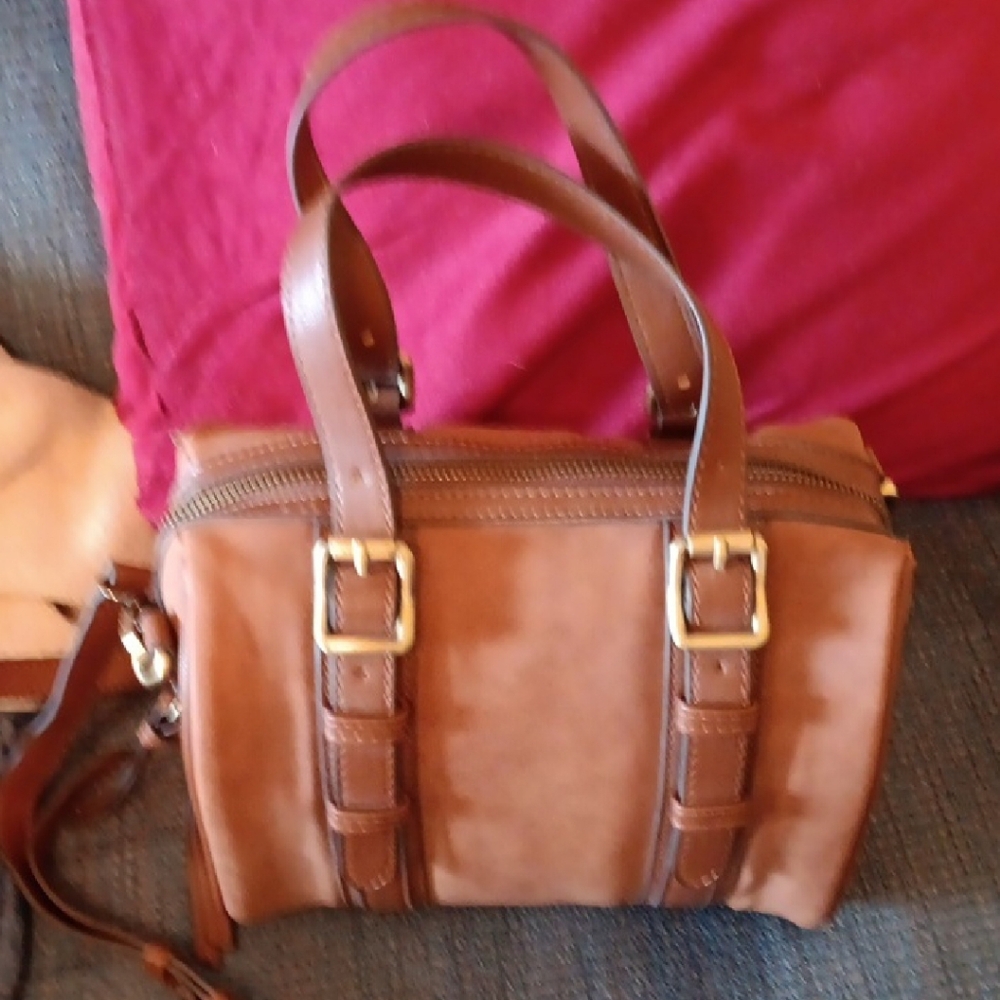 Brown Leather Handbag
